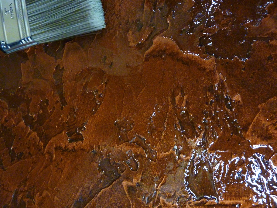 Faux Painted Natural Stone 28