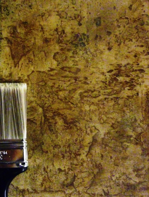 Faux Painted Natural Stone 35