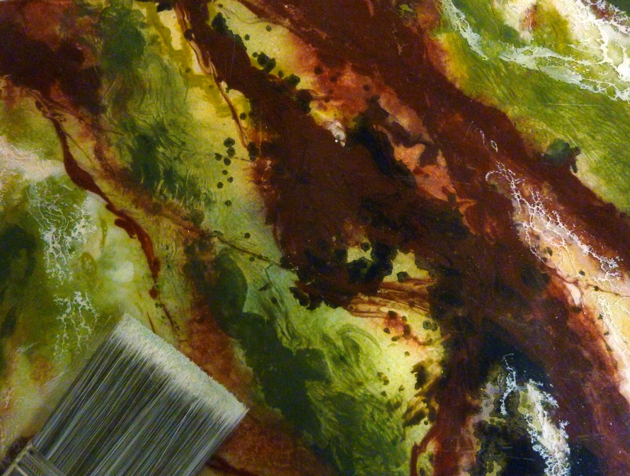 Faux Painted Natural Stone 33